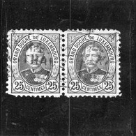 B - 1891 Lussemburgo - Gran Duca Adolfo - 1891 Adolphe Frontansicht