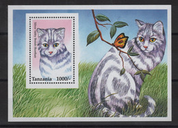 Tanzanie - BF N°283 - Faune - Chats - Cote 7€ - ** Neuf Sans Charniere - Tansania (1964-...)