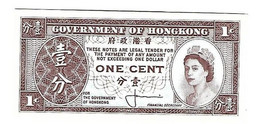 *hong Kong 1  Cent 1961 Sig 1  325a - Hong Kong