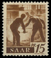 SAARLAND 1947 Nr 212Z Postfrisch S01F9AA - Nuevos