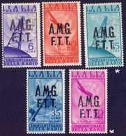 ITALIA - TRIESTE - A.M.G.  F.T.T. - RADIO  ANIVERS. - **MNH - 1949 - Airmail