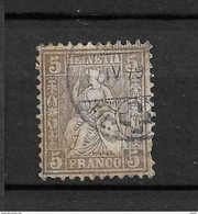 LOTE 1377  /// (C006)  SUIZA 1867   YVERT Nº: 50  // CATALOG/COTE: 8€ - Gebraucht