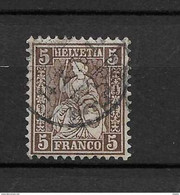 LOTE 1377  /// (C006)  SUIZA 1867   YVERT Nº: 50   // CATALOG/COTE: 8€ - Gebruikt