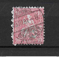 LOTE 1377  /// (C006)  SUIZA 1867   YVERT Nº: 51  // CATALOG/COTE: 8€ - Oblitérés