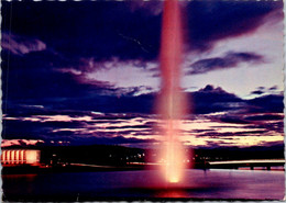 (2 G 16) Australia - With Stamp Posted To Switzerland - ACT - Canberra Cpt Cook Memorial & Library At Night - Canberra (ACT)