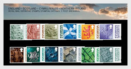 GB UK *** New 2022 Barcode Country Definitives - Set OF 12V - Presentation Pack MNH (**) - Sin Clasificación