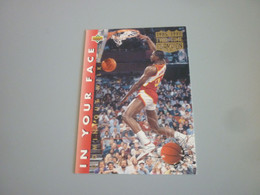 Dominique Wilkins Slam Dunk Basketball Upper Deck 1992-93 Spanish Edition Trading Card #34 - 1990-1999
