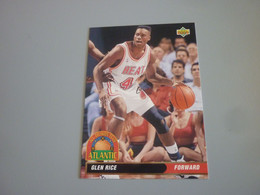 Glen Rice Miami Heat Basketball Upper Deck 1992-93 Spanish Edition Trading Card #37 - 1990-1999