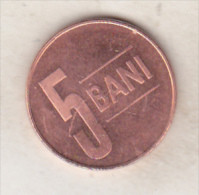 Romania 5 Bani 2006 , Key Date , Uncirculated , From Bank Roll - Roemenië