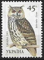 Ukraine - MNH ** 2003 :  Eurasian Eagle-Owl  -  Bubo Bubo - Hiboux & Chouettes