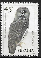 Ukraine - MNH ** 2003 :   Great Grey Owl   - Strix Nebulosa - Hiboux & Chouettes