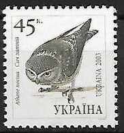 Ukraine - MNH ** 2003 :    Little Owl  -  Athene Noctua - Hiboux & Chouettes