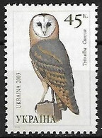 Ukraine - MNH ** 2003 :    Western Barn Owl   - Tyto Alba - Hiboux & Chouettes