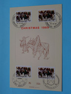 CHRISTMAS 1969 > 13-12-69 - N° 321 ( Format +/- 19 X 12 Cm. ) Blanco Rug ( Ecophil ) ! - 1961-1970