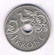 1 KRONE 1997 NOORWEGEN /15862/ - Norway