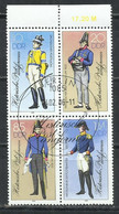 7339-ALEMANIA DEMOCRATICA DDR SERIE COMPLETA UNIFORMES DE CORREOS 1986 Nº 1620/3. - Gebraucht