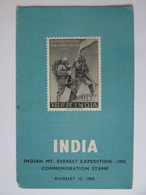 Timbre Commemoratif De L'Inde-Everest Expedition 1965/India Commemoration Stamp Mt.Everest Expedition August 15,1965 - Ongebruikt