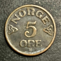 1952 Norway 5 Øre - Norway