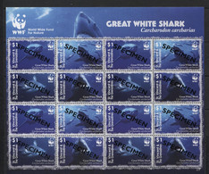158 SAINT VINCENT GRENADINES 2006 - Y&T 4968/51 X 4 SPECIMEN - WWF Requin Blanc - Neuf ** (MNH) Sans Charniere - St.Vincent & Grenadines