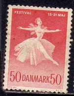 DANEMARK DANMARK DENMARK DANIMARCA 1959 1965 DANISH BALLET DANCER AND MUSIC FESTIVAL ORE 50o MNH - Nuevos