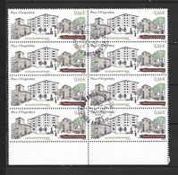 ANDORRA C. FRANCES 2 BLOQUES DE 4 SELLOS MATASELLADOS DE FAVOR Nº 753 (C.H.) - Used Stamps