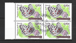 ANDORRA C. FRANCES  BLOQUE DE 4 SELLOS MATASELLADOS DE FAVOR Nº 773 (C.H.) - Used Stamps