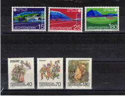 LIECHTENSTEIN  Timbres Neufs **  De 1982  ( Ref 3561 B )  )  Lot De 2 Séries - Unused Stamps