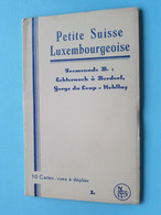 Petite Suisse LUXEMBOURGEOISE Promenade B - 2 ( Carnet > E. A. Schaack )  Anno 19?? ( Voir / See SCANS ) ! - Berdorf