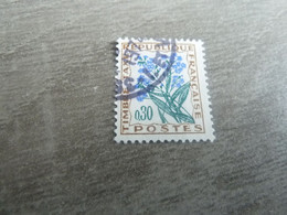 Fleurs Des Champs - Myosotis - 30c. - Yt Taxe 99 - Brun, Vert Foncé Et Outremer - Oblitéré - Année 1964 - - 1960-.... Usados
