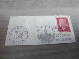 Strasbourg - Conseil De L'Europe - Yt 1536 B - Flamme Philatélique - Année 1970 - - Used