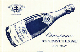 Buvard -        Champagne DE CASTELNAU  Epernay - Other