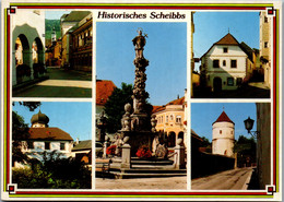 36449 - Niederösterreich - Scheibbs , Hauptstraße , Nepomuk Säule , Wehrturm , Karthäusergasse - Nicht Gelaufen - Scheibbs