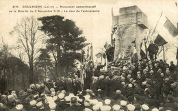 COULMIERS MONUMENT COMMEMORATIF DE LA BATAILLE DU 9 NOVEMBRE 1870 LE JOUR DE L'ANNIVERSAIRE - Coulmiers