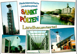 36496 - Niederösterreich - St. Pölten , Landhausviertel , Klangturm , FestSpielHaus , Shedhalle , Mehrbildkarte - Nicht - St. Pölten