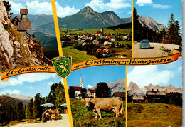 36564 - Steiermark - Gröbming , Stoderzinken , Steinerhaus Mit Dachstein , Brünnerhütte , Mehrbildkarte - Gelaufen - Gröbming