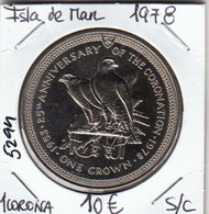 E5294 MONEDA ISLA DE MAN 1 CORONA SIN CIRCULAR 1978 10 - Other Coins