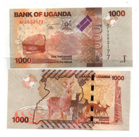 Uganda 1000 Shillings ND 2017(2021) P-49 UNC - Uganda