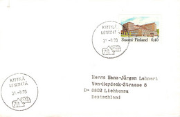 FINLAND - 1973 LETTER KITTILÄ LEIRINTÄ > DE / ZO398 - Cartas & Documentos