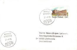 FINLAND - 1973 LETTER KITTILÄ LEIRINTÄ > DE / ZO398 - Lettres & Documents