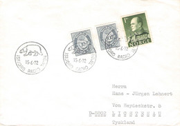 NORWAY - LETTER 1972 ISFJORD RADIO (SPITSBERGEN) > DE / ZO400 - Briefe U. Dokumente