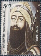India 2010 Bhai Jeevan Singh Sikhism Sikh General Stamp 1v MNH - Nuevos