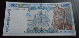 WEST AFRICAN ,  P 713Ki ,  5000 Francs , 2002 , UNC Neuf - États D'Afrique De L'Ouest