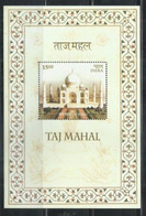 INDIA 2004 Taj Mahal 7 Wonders Of The World Monument Minisheet MINIATURE SHEET MS MNH - Nuevos