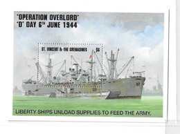 St Vincent Grenadines 1994 D-Day 50th Anniversary Ship S/S MNH - St.Vincent & Grenadines