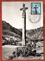 AK, Kreuz Bei Terme, SoSt Andorra 1977 (8502) - Cartas