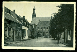 NEDERLAND * ANSICHTKAART * CADZAND * DORPSSTRAAT * GELOPEN Naar VUGHT  (3942c) - Cadzand