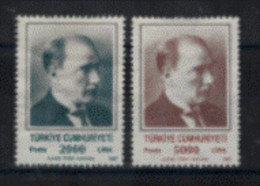 Turquie - "Atatürk" - Série Oblitérée N° 2610 à 2611 De 1989 - Used Stamps