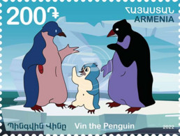 Armenia Arménie Armenien 2022 Mi 1292 Children’s Philately Cartoon “Vin The Penguin” MNH** - Armenia