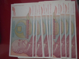 YUGOSLAVIA, P 137, 500 Billion 500'000'000'000 Dinara , 1993  EF/ Almost UNC  SUP/ Presque Neuf , 10 Notes AA - Yugoslavia