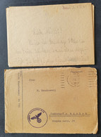 Deutsches Reich FELDPOST 1943, Brief Mit Interessanten Inhalt Gelaufen Hamburg-Wandsbek - Lettres & Documents